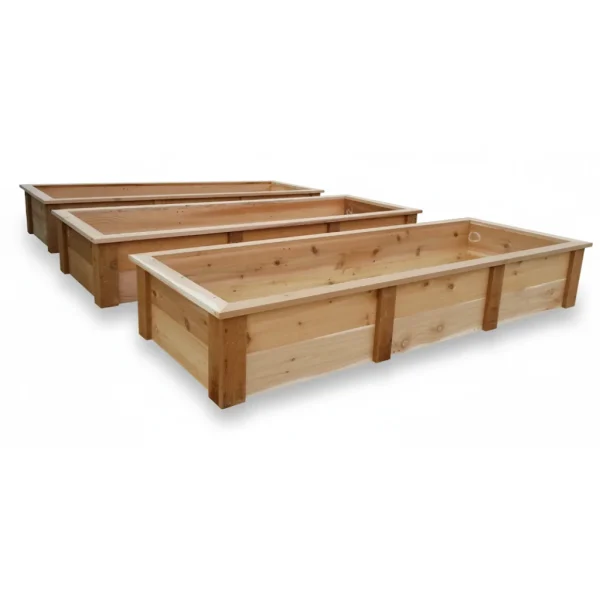 Raised Garden Beds DIY Plans - Cedar Planter Boxes 3