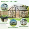 Greenhouse Aluminum Polycarbonate - Multiple Sizes 2