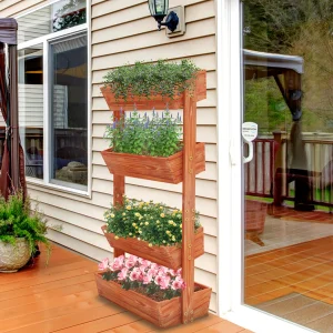 Accessories 4-Teir Wood raised Garden