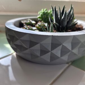 Diamond Concrete Dish
